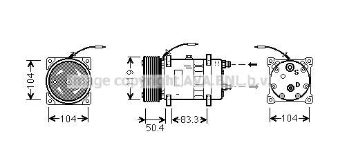 AVA QUALITY COOLING Kompressor,kliimaseade UVAK058